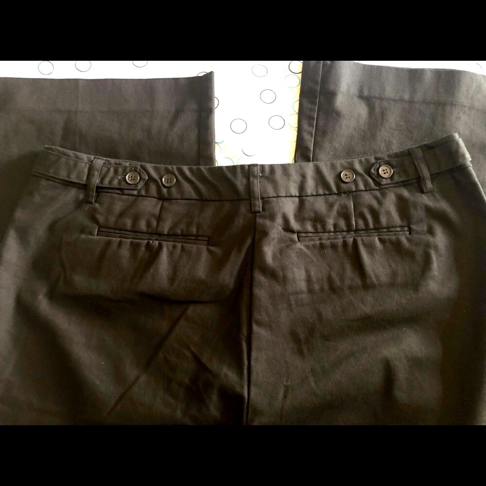 New York and Company Stretch Black Wide Leg Pants, Women